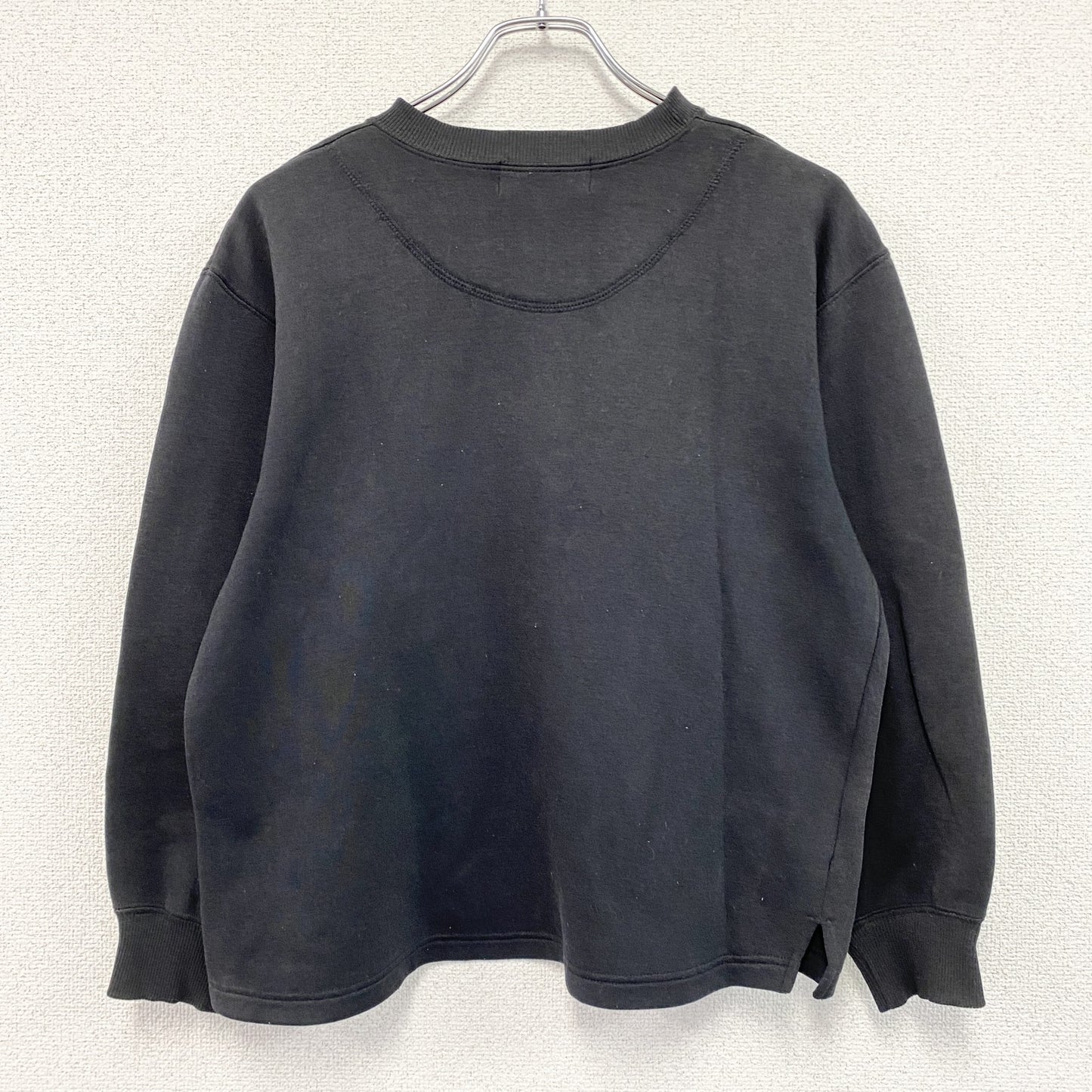 GIANNI VALENTINO　ジャンニ・ヴァレンティノ　スウェット/トレーナー　フェード　黒　ブラック　Mサイズ　