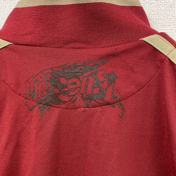 O'NeiLL　長袖トラックジャケット　フルジップジャージ　ワンポイントロゴ刺繍　赤　レッド　XLサイズ