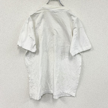 90s～　US BASIC　半袖プリントTシャツ　ヴィンテージ　白　ホワイト　Lサイズ