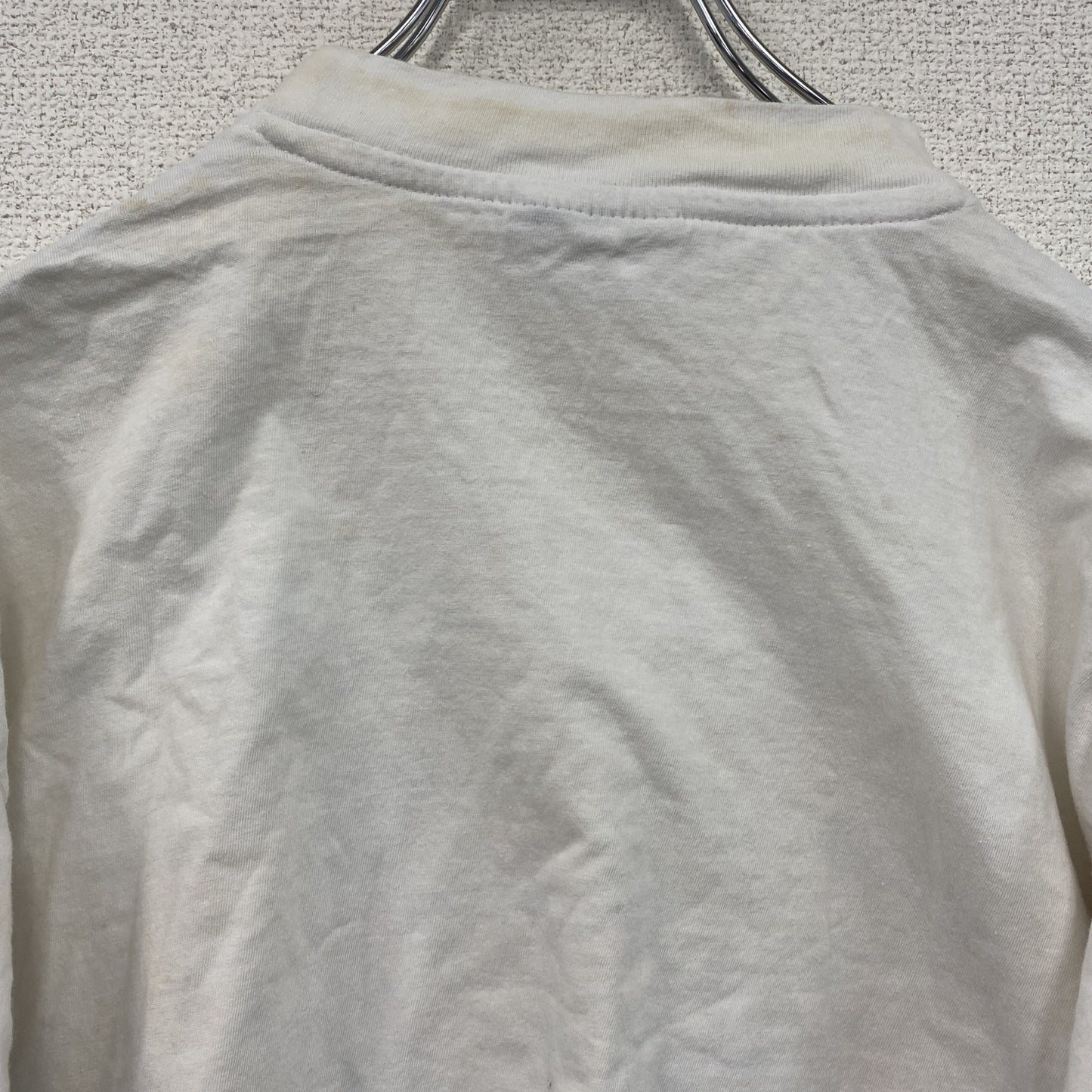 90s～　US BASIC　半袖プリントTシャツ　ヴィンテージ　白　ホワイト　Lサイズ
