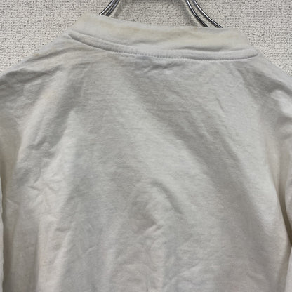 90s～　US BASIC　半袖プリントTシャツ　ヴィンテージ　白　ホワイト　Lサイズ