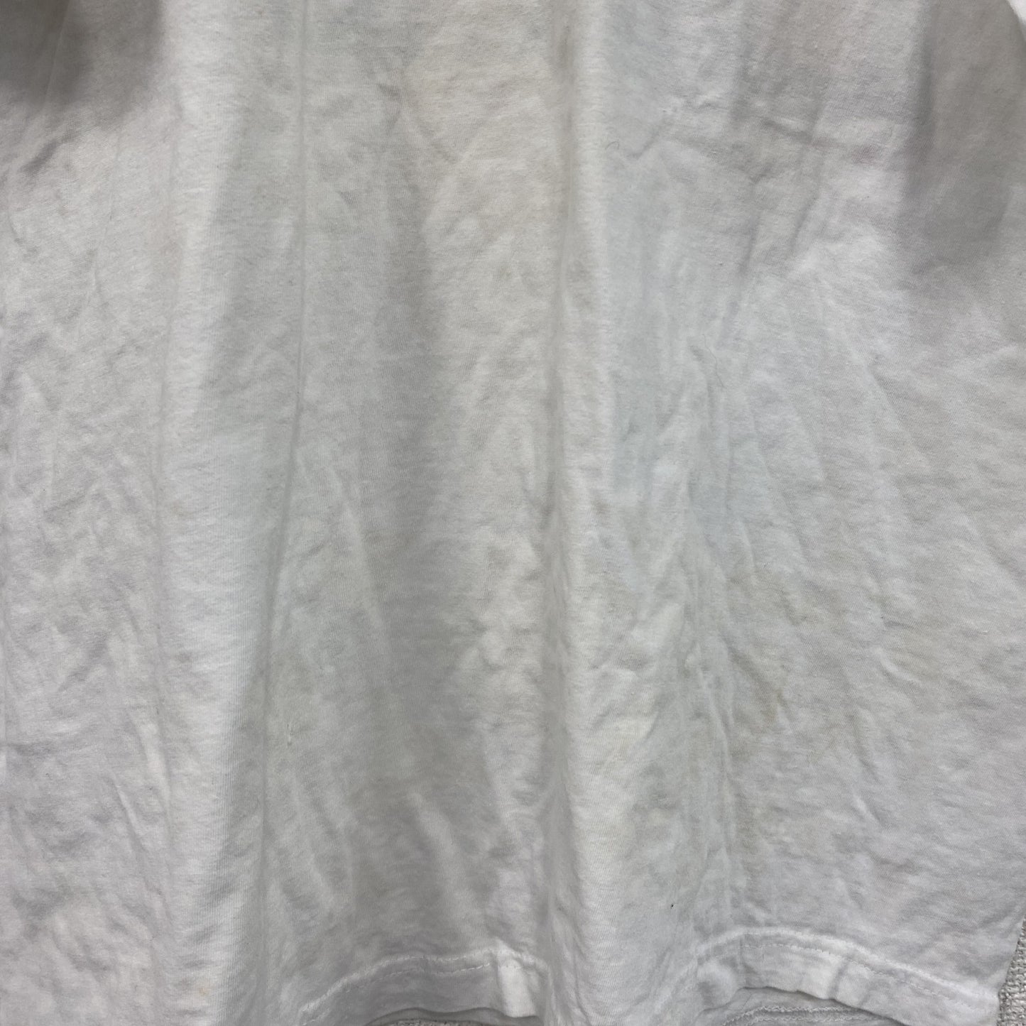 90s～　US BASIC　半袖プリントTシャツ　ヴィンテージ　白　ホワイト　Lサイズ