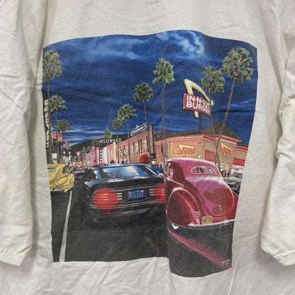 IN N OUT BURGER　イネナウトバーガー　半袖プリントTシャツ　企業T　白　ホワイト　2XLサイズ