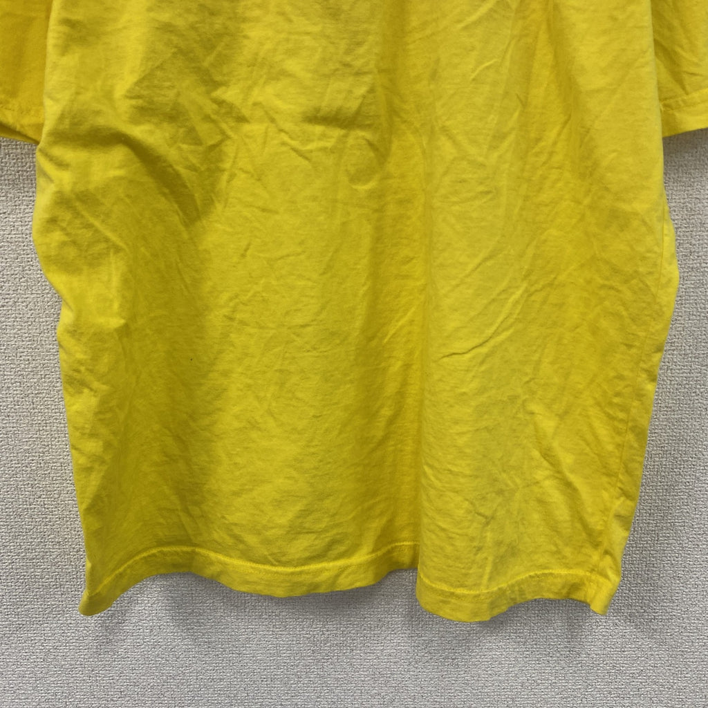 00s～　kikantisch　半袖プリントTシャツ 　PIZZA　ユーロヴィンテージ　黄色　イエロー　XLサイズ