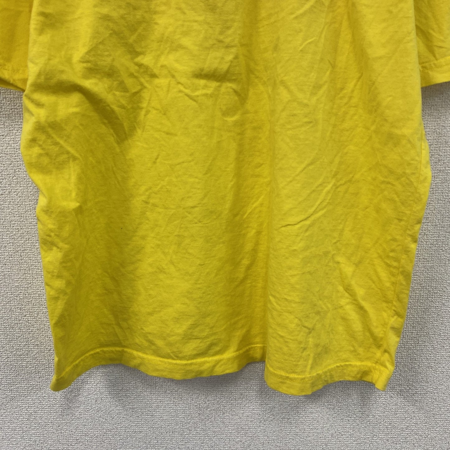 00s～　kikantisch　半袖プリントTシャツ 　PIZZA　ユーロヴィンテージ　黄色　イエロー　XLサイズ