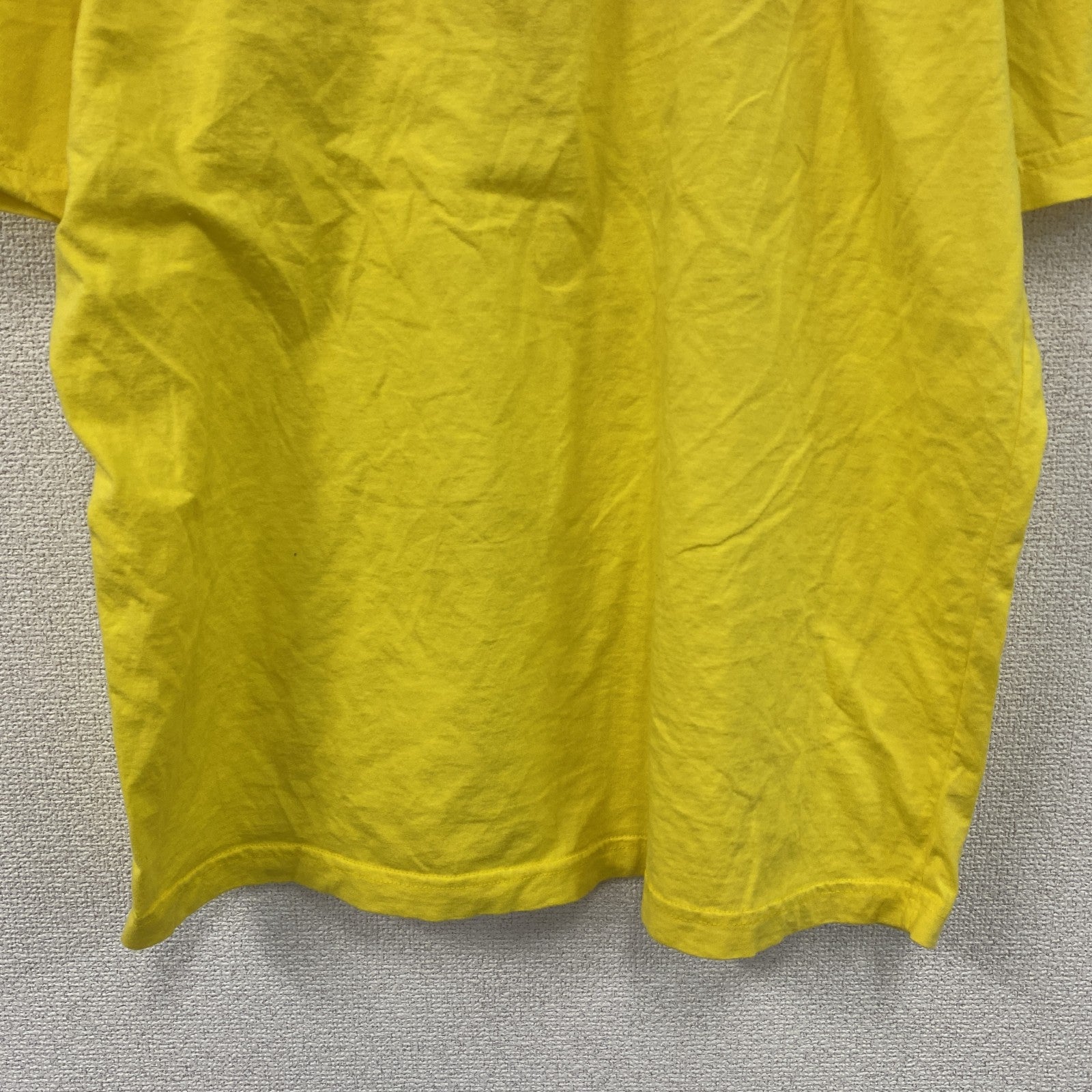00s～　kikantisch　半袖プリントTシャツ 　PIZZA　ユーロヴィンテージ　黄色　イエロー　XLサイズ
