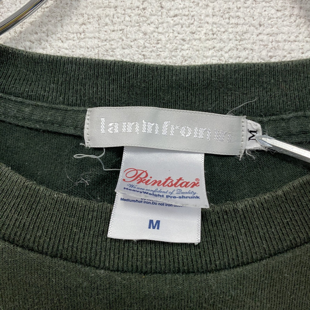 LAMMFROMM　奈良美智　ならよしもと　TIKI TIKI BAMBooooS　半袖プリントTシャツ　オリーブ　Mサイズ　