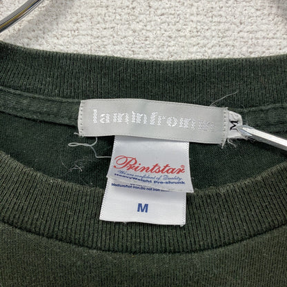 LAMMFROMM　奈良美智　ならよしもと　TIKI TIKI BAMBooooS　半袖プリントTシャツ　オリーブ　Mサイズ　