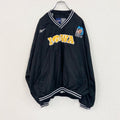 90s～　Reebok　リーボック　プルオーバージャケット　ヴィンテージ　IOWA　黒　ブラック　XXLサイズ