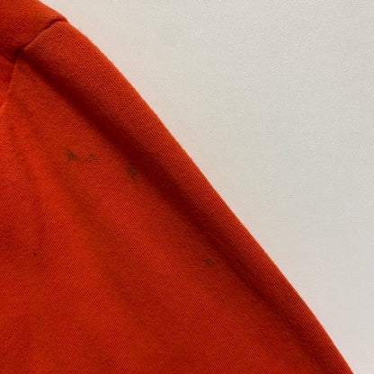 古着 used　RALPH LAUREN ラルフローレン　ポロ ゴルフ　オレンジ　長袖ハーフジップスウェット　ハイネック　Mサイズ