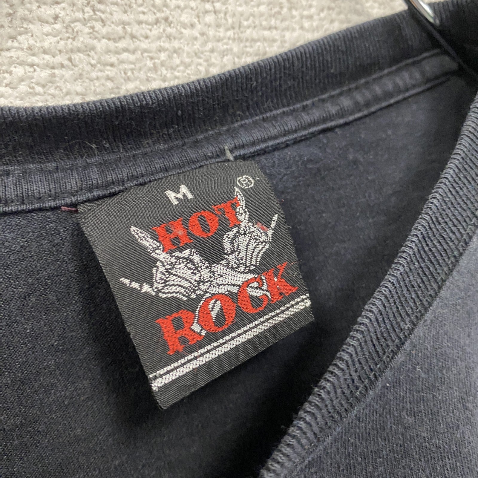 HOT ROCK　IRON MAIDEN　アイアンメイデン　バンドT　半袖プリントTシャツ　黒　ブラック　Mサイズ