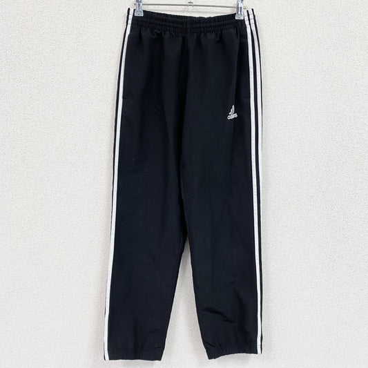 adidas　アディダス　トラックパンツ　ジャージパンツ　黒　ブラック　Mサイズ