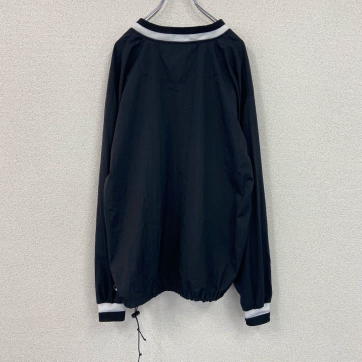 Champion　チャンピオン　ナイロンジャケットプルオーバー　黒　ブラック　Lサイズ