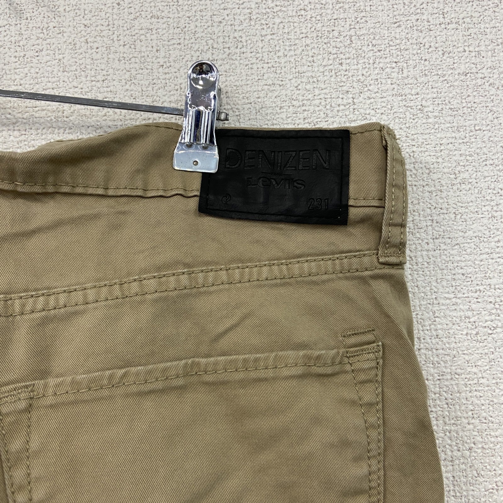 Levi’s　リーバイス　DENIZEN　231　デニムパンツ/ジーンズ　ジップフライ　ベージュ　W34サイズ