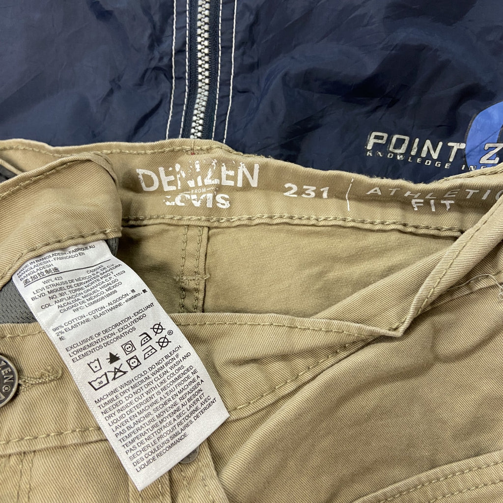 Levi’s　リーバイス　DENIZEN　231　デニムパンツ/ジーンズ　ジップフライ　ベージュ　W34サイズ