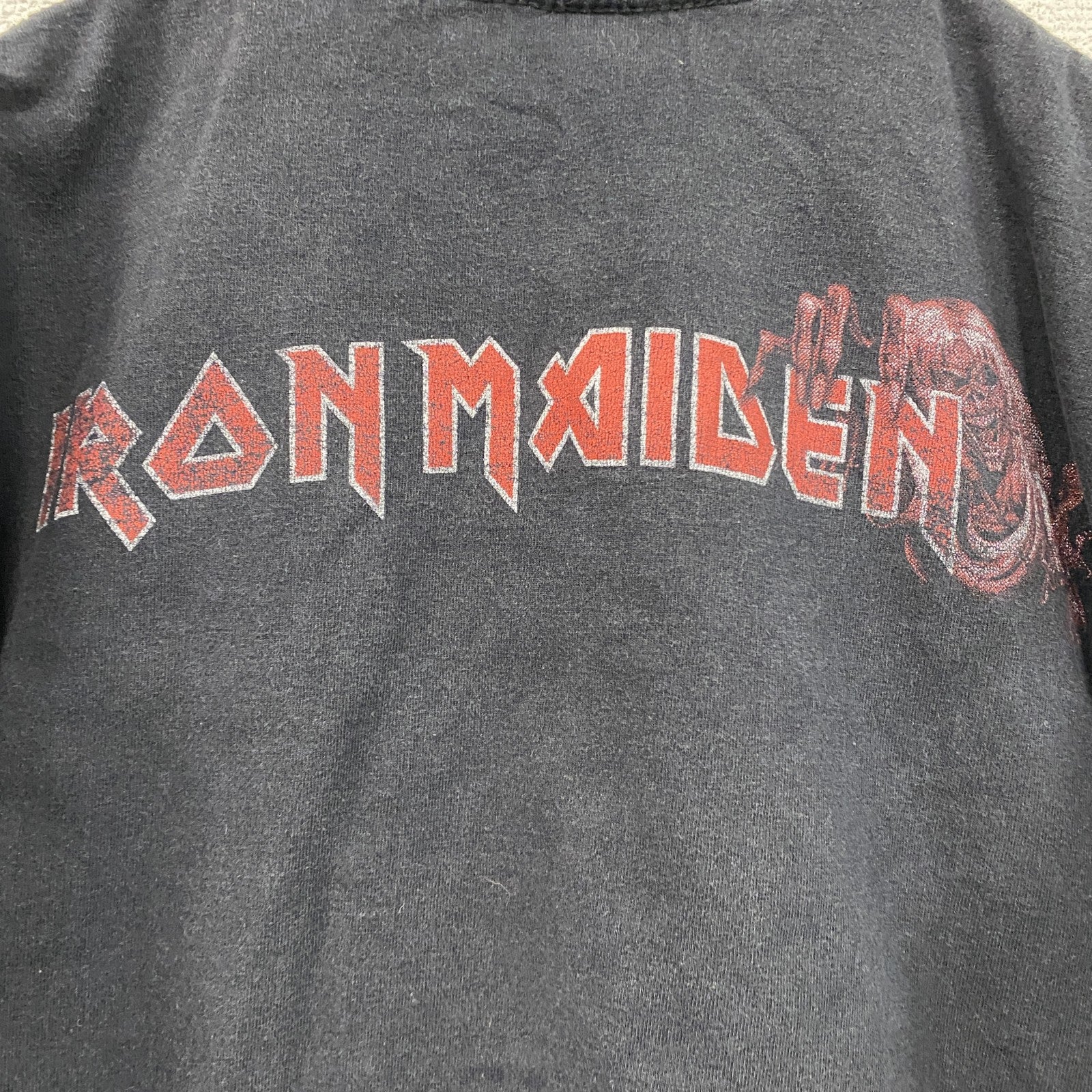 HOT ROCK　IRON MAIDEN　アイアンメイデン　バンドT　半袖プリントTシャツ　黒　ブラック　Mサイズ