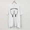 90s　SCREEN STARS　半袖プリントTシャツ　エロT　ヴィンテージ　白　ホワイト　XLサイズ