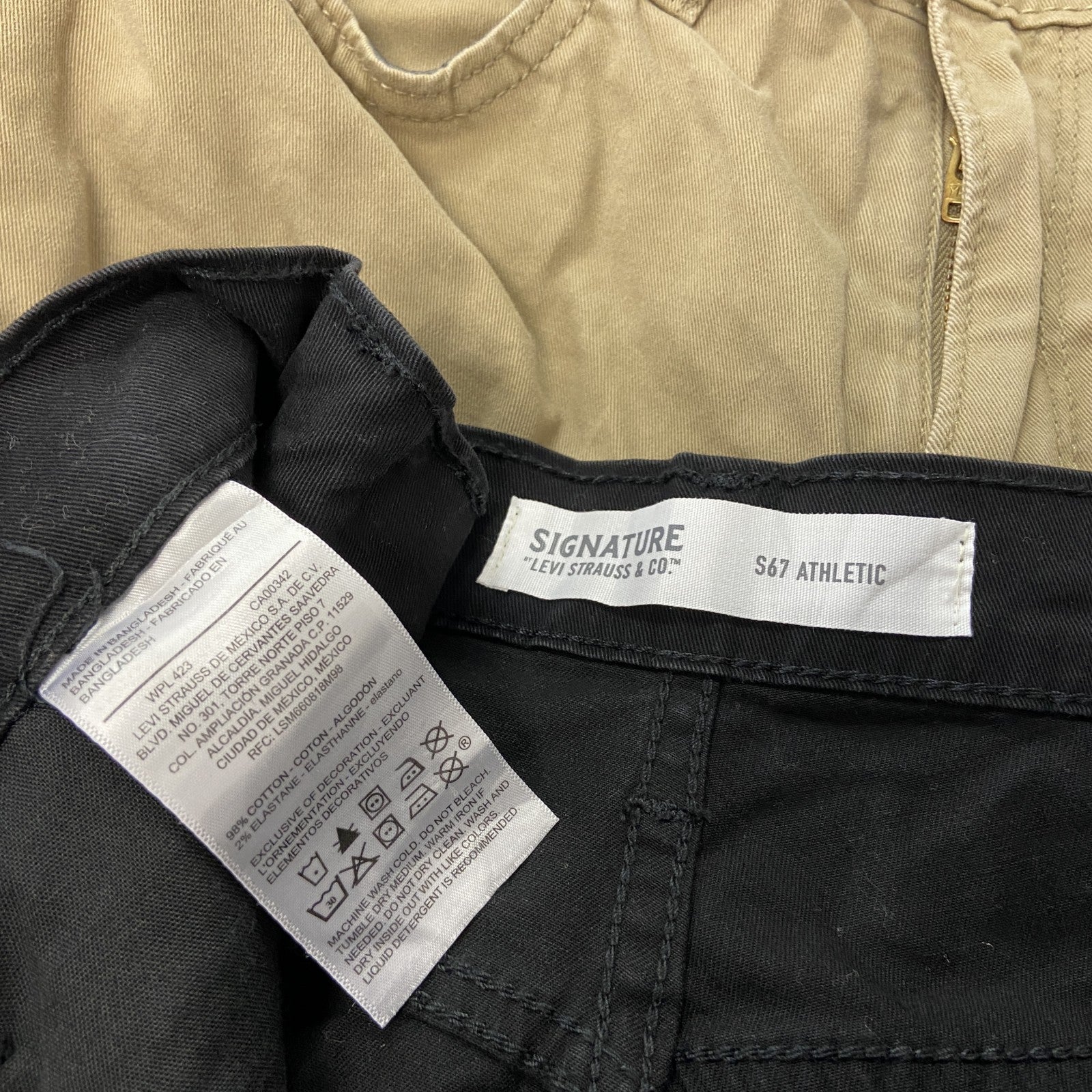 Levi’s　リーバイス　DENIZEN　ブラックデニムパンツ/ジーンズ　ジップフライ　黒　ブラック　W40サイズ