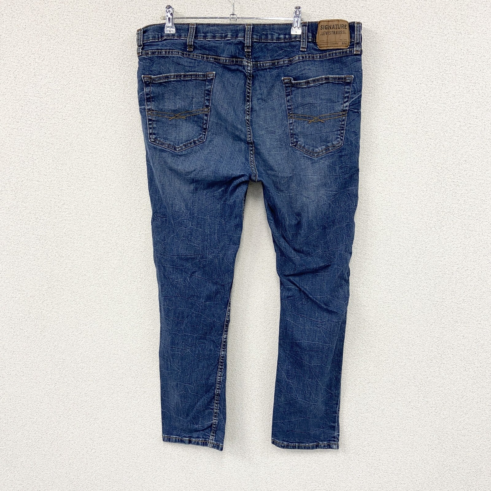 Levi’s　リーバイス　SIGNATURE　デニムパンツ/ジーンズ　ジップフライ　縦落ち　インディゴ　W40サイズ