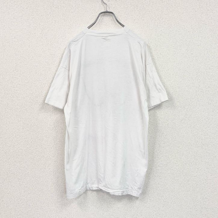 90s　SCREEN STARS　半袖プリントTシャツ　エロT　ヴィンテージ　白　ホワイト　XLサイズ