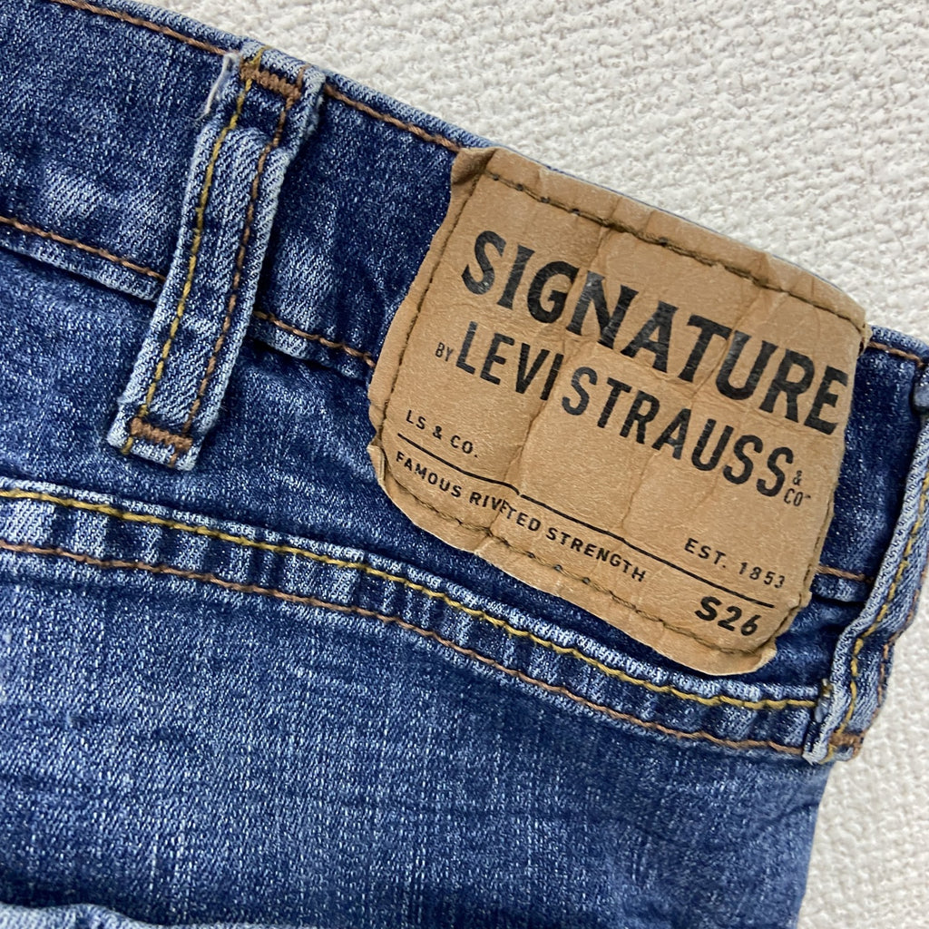 Levi’s　リーバイス　SIGNATURE　デニムパンツ/ジーンズ　ジップフライ　縦落ち　インディゴ　W40サイズ