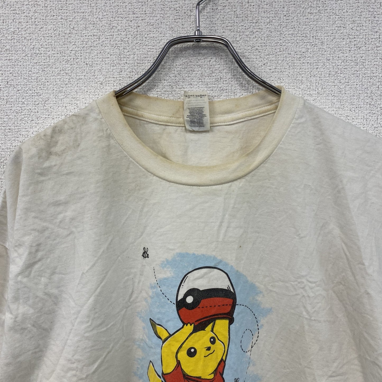 GILDAN　ギルダン　ピカチュウ　くまのプーさん　半袖Tシャツ　白　ホワイト　3XLサイズ