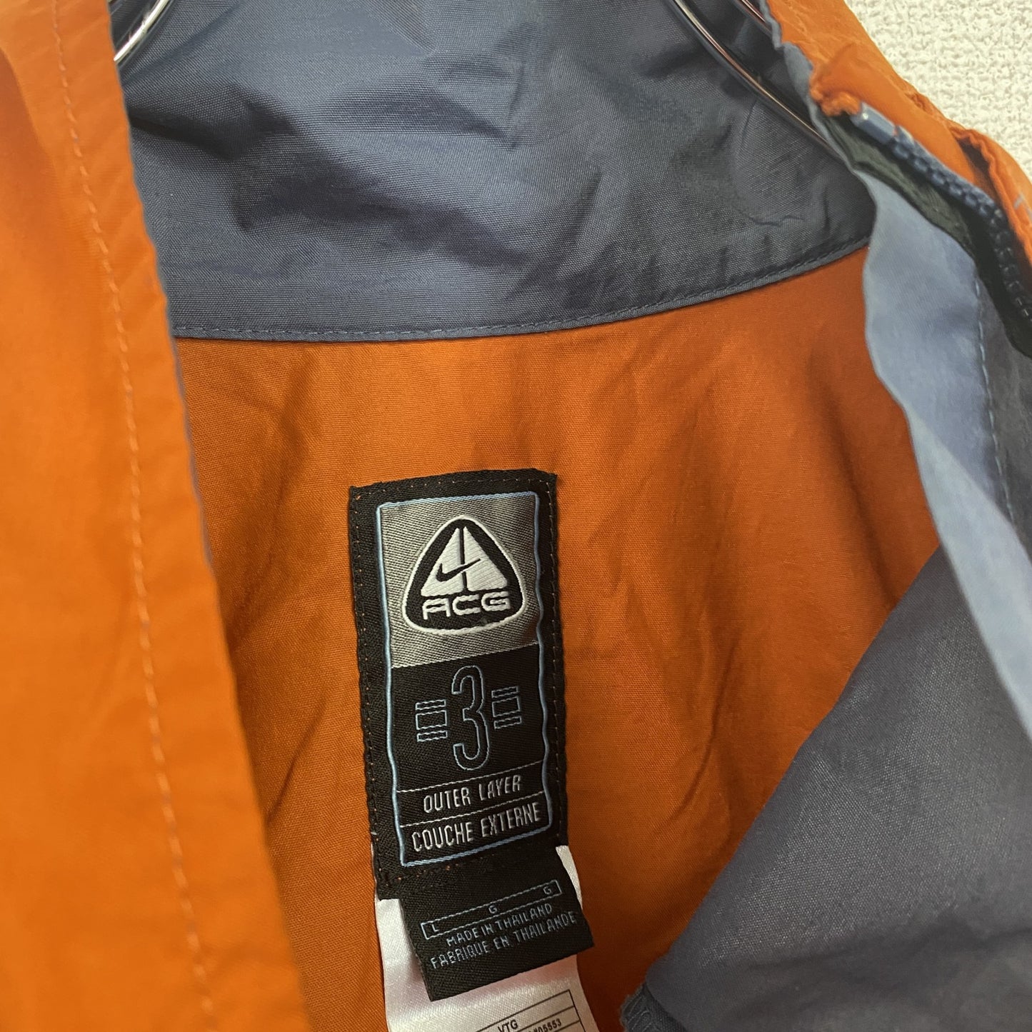 90s　NIKE ACG　ナイキエーシージー　Kayak Pullover Jacket　オレンジ　Lサイズ