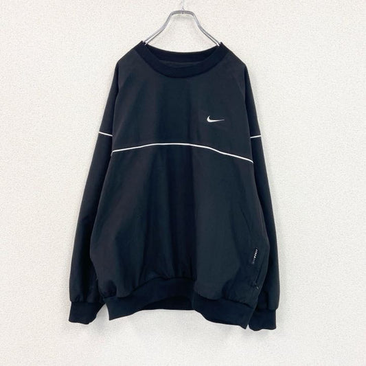 NIKE　ナイキ　ナイロンジャケット　プルオーバー　黒　ブラック　XLサイズ