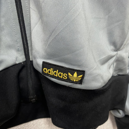 00s　adidas　アディダス　トラックジャケット/ジャージ　ヴィンテージ　水色　ライトブルー　Lサイズ