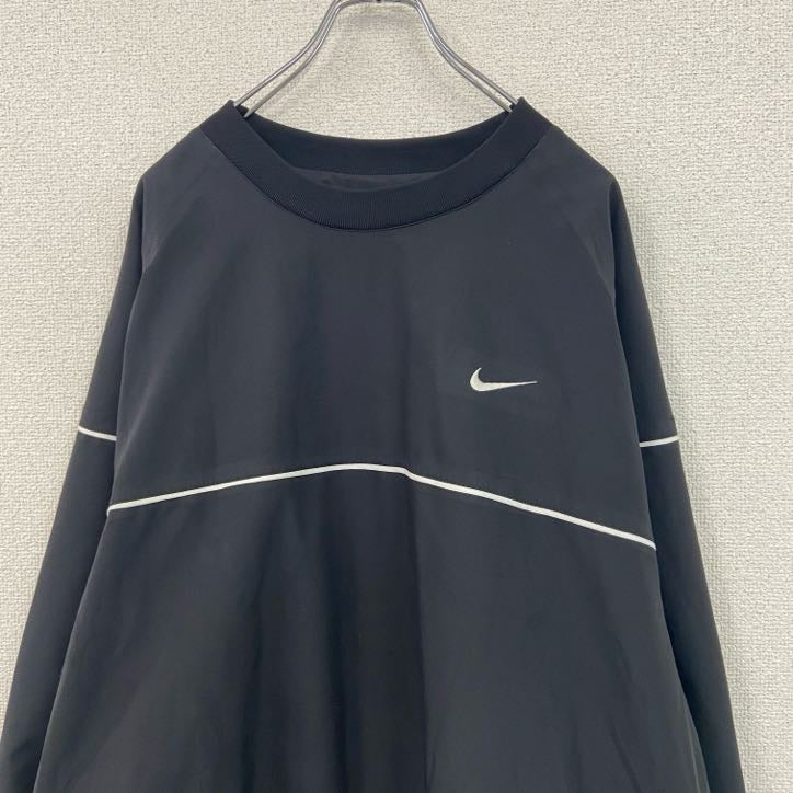 NIKE　ナイキ　ナイロンジャケット　プルオーバー　黒　ブラック　XLサイズ