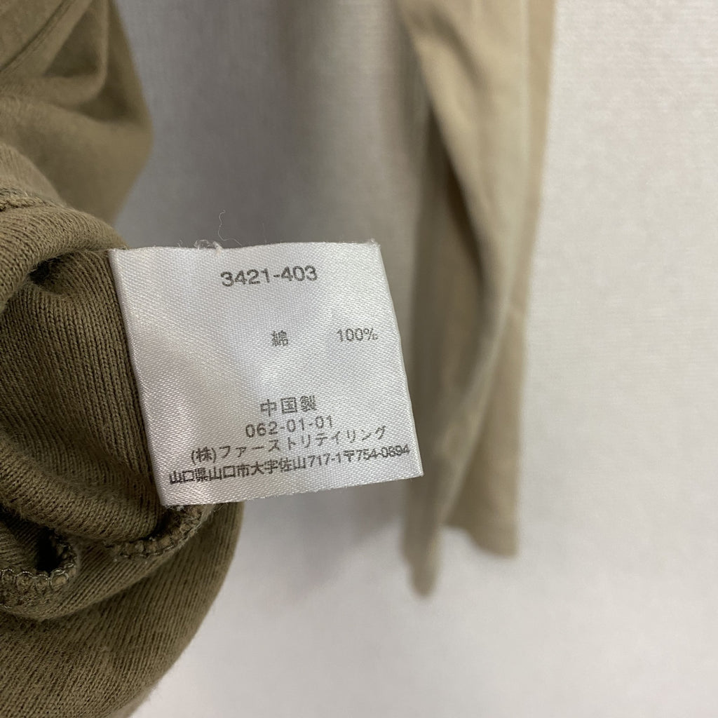 OLD UNIQLO　オールドユニクロ　長袖Tシャツ/ロンT　ラグラン　茶色　ブラウン　ベージュ　Lサイズ