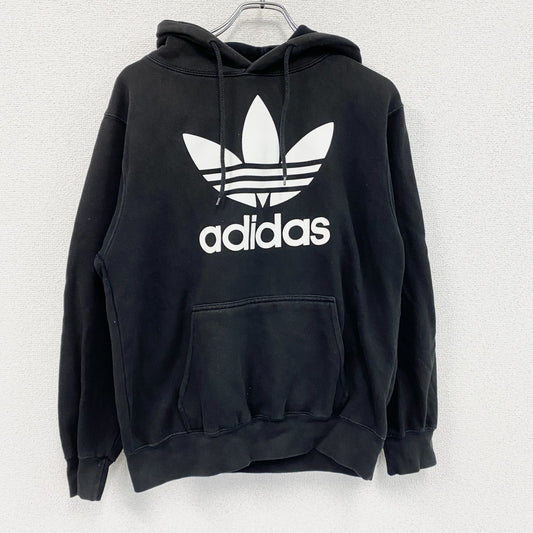 adidas　アディダス　スウェットパーカー/フーディー　黒　ブラック　Sサイズ