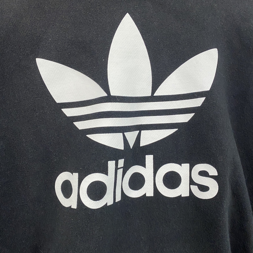 adidas　アディダス　スウェットパーカー/フーディー　黒　ブラック　Sサイズ