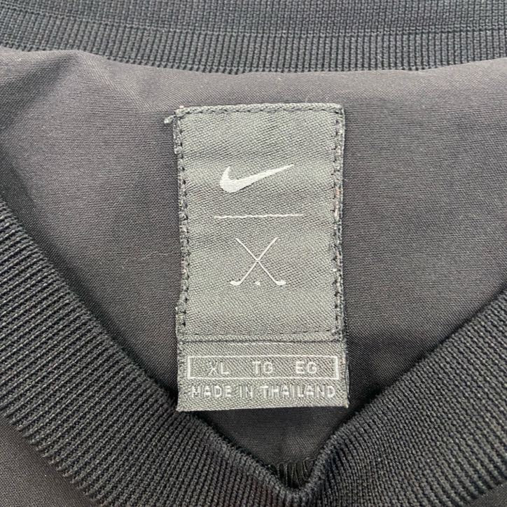 NIKE　ナイキ　ナイロンジャケット　プルオーバー　黒　ブラック　XLサイズ