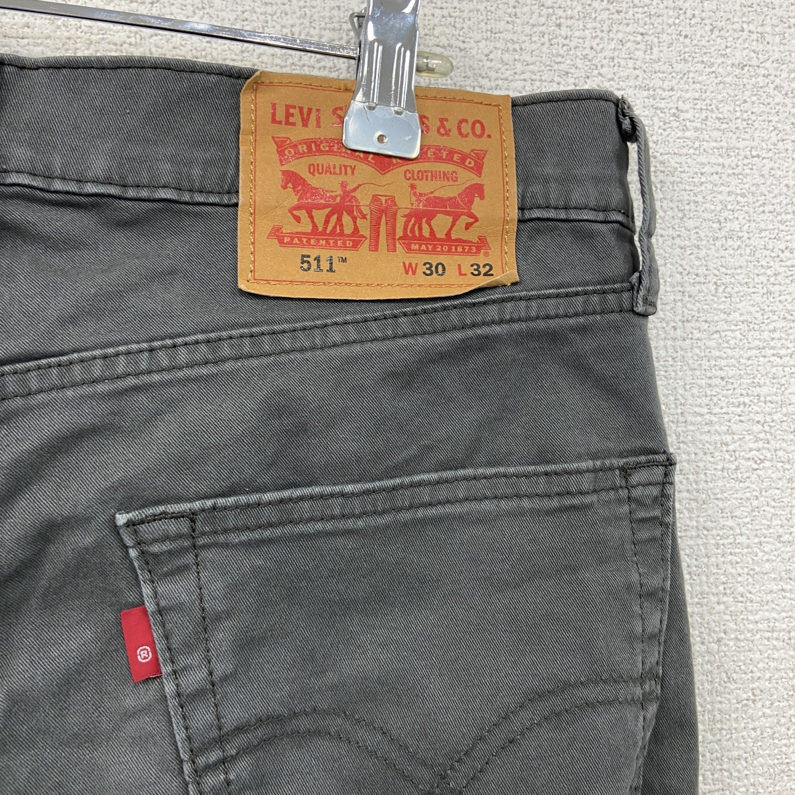 Levi’s　リーバイス　511　ブラックデニムパンツ/ジーンズ　ジップフライ　黒　ブラック　W30サイズ