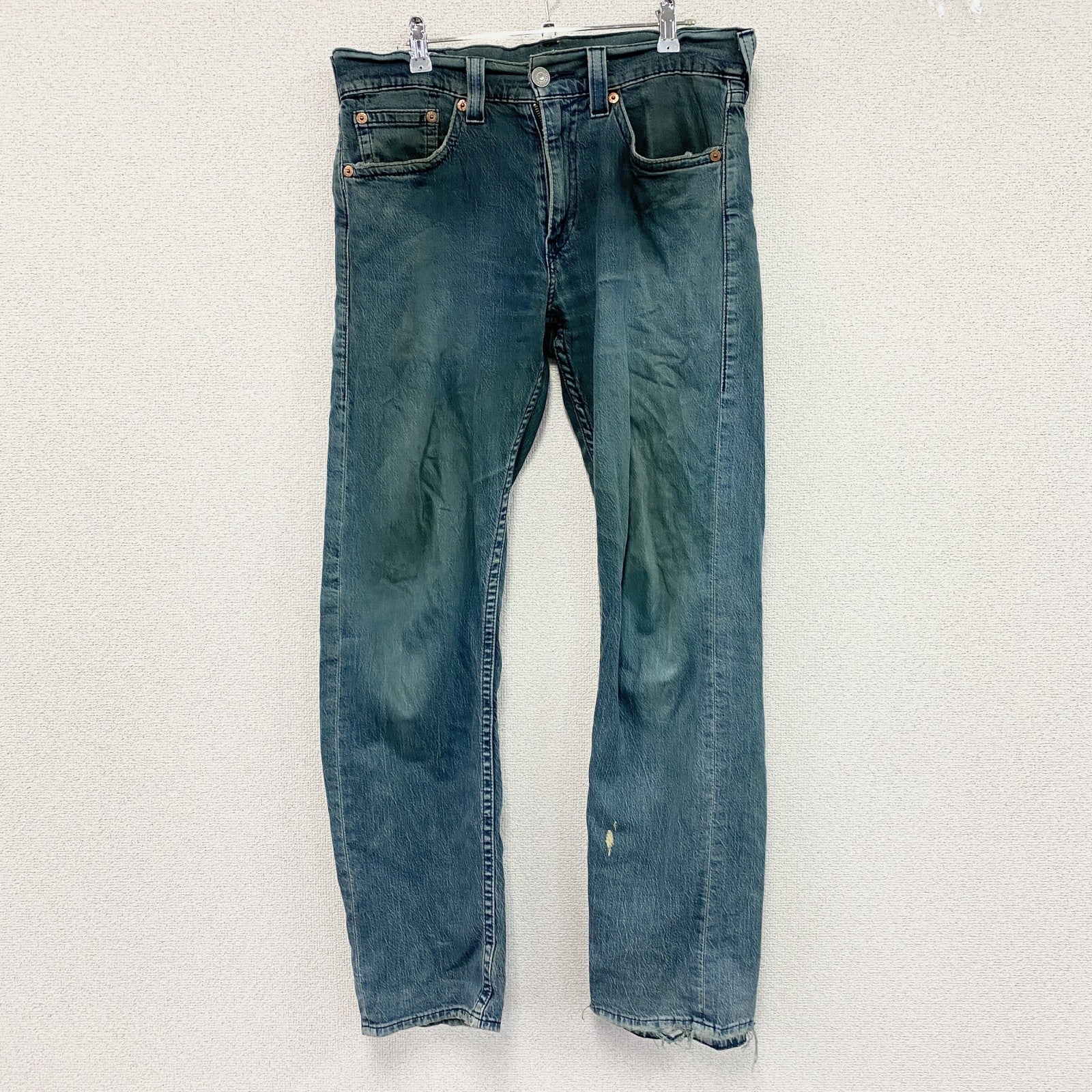 Levi’s　リーバイス　505　デニムパンツ/ジーンズ　フェード　ジップフライ　インディゴ　W32サイズ