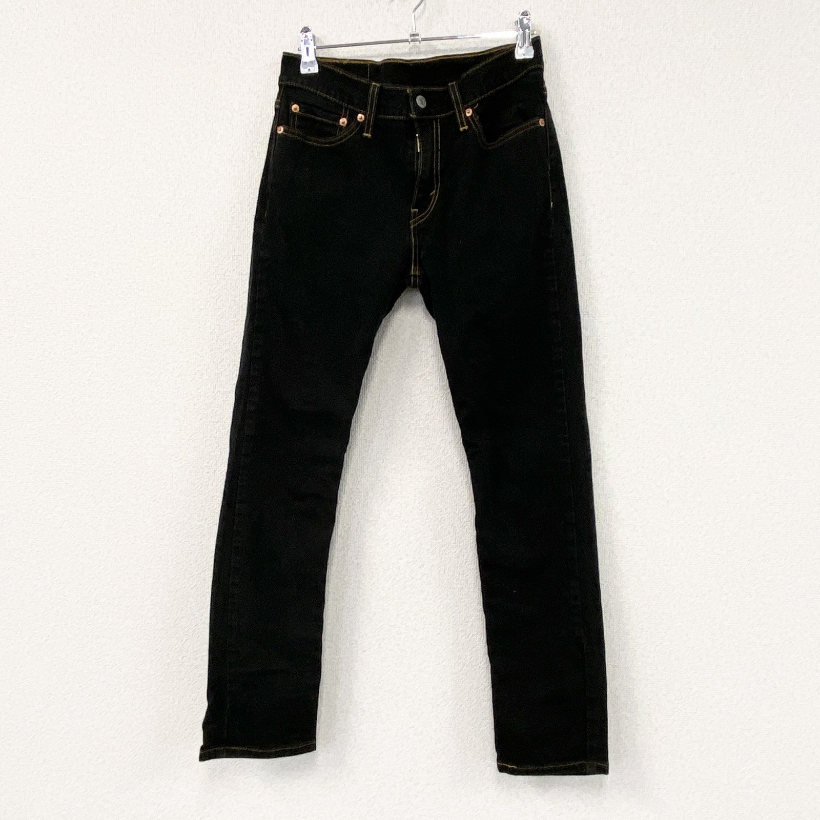 Levi’s　リーバイス　511　ブラックデニムパンツ/ジーンズ　ジップフライ　黒　ブラック　W28サイズ