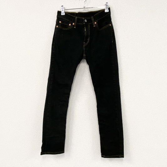 Levi’s　リーバイス　511　ブラックデニムパンツ/ジーンズ　ジップフライ　黒　ブラック　W28サイズ