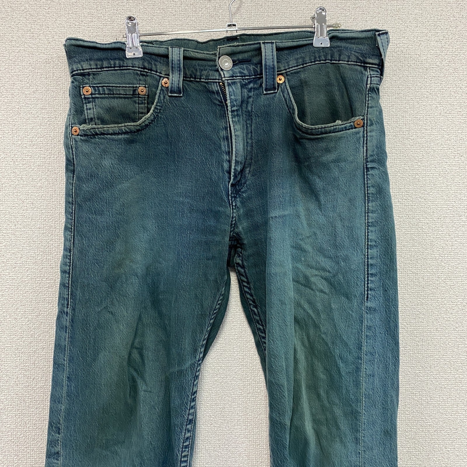 Levi’s　リーバイス　505　デニムパンツ/ジーンズ　フェード　ジップフライ　インディゴ　W32サイズ