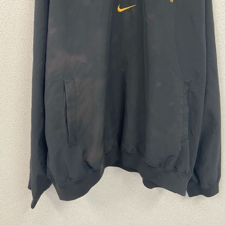 90s　NIKE　ナイキ　ナイロンジャケット　プルオーバー　ヴィンテージ　黒　ブラック　XXLサイズ