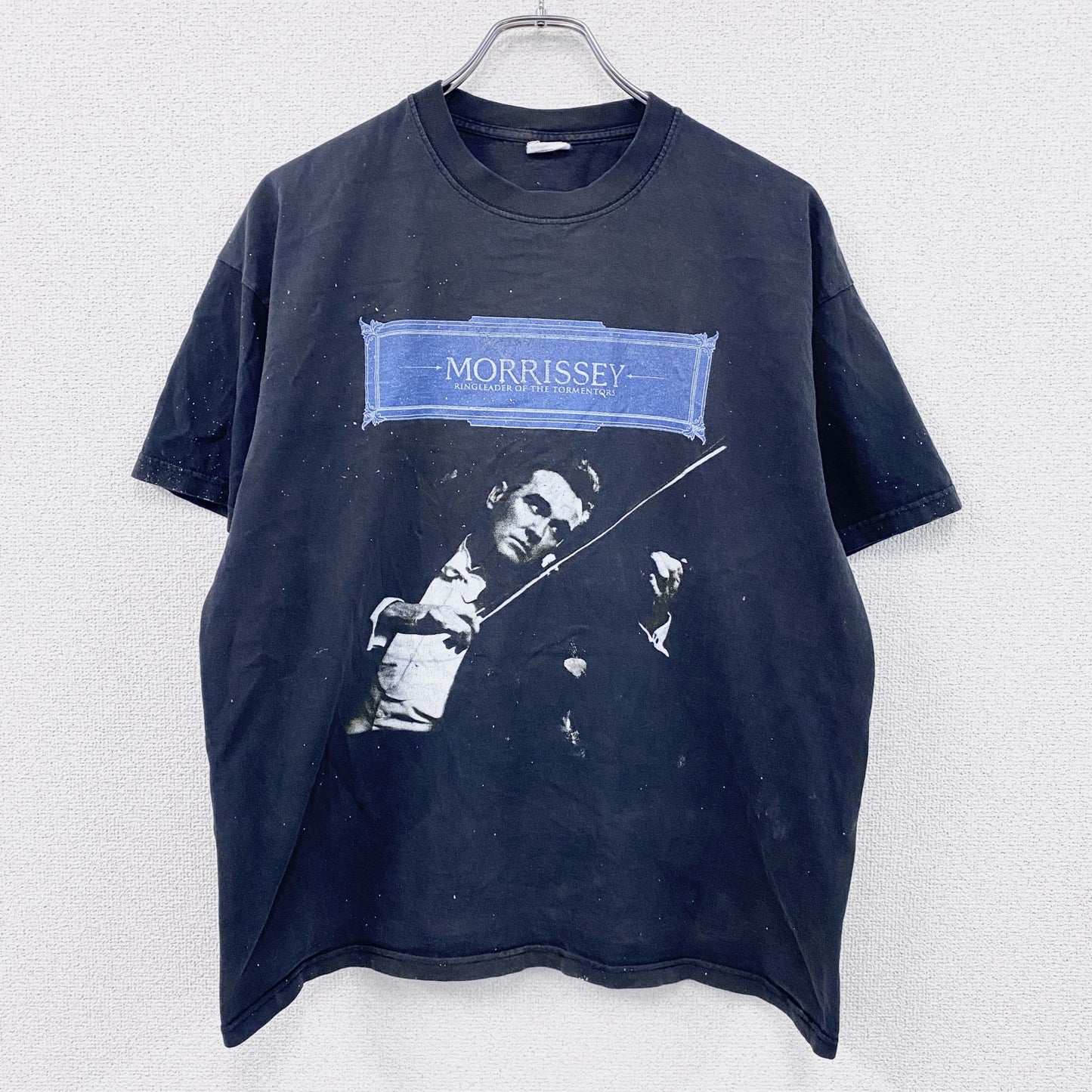 00s～　Morrissey　モリッシー　半袖プリントTシャツ　バンドT　ツアーT　黒　ブラック　Lサイズ