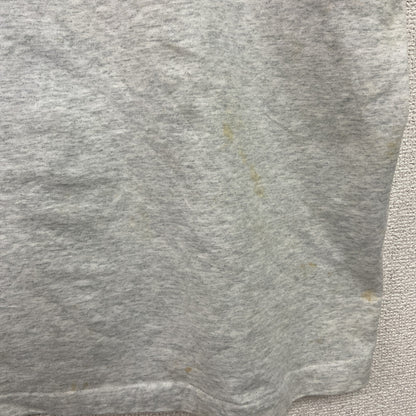 80s～　FRUIT OF THE LOOM　半袖プリントTシャツ　シングルステッチ　霜降りグレー　Lサイズ