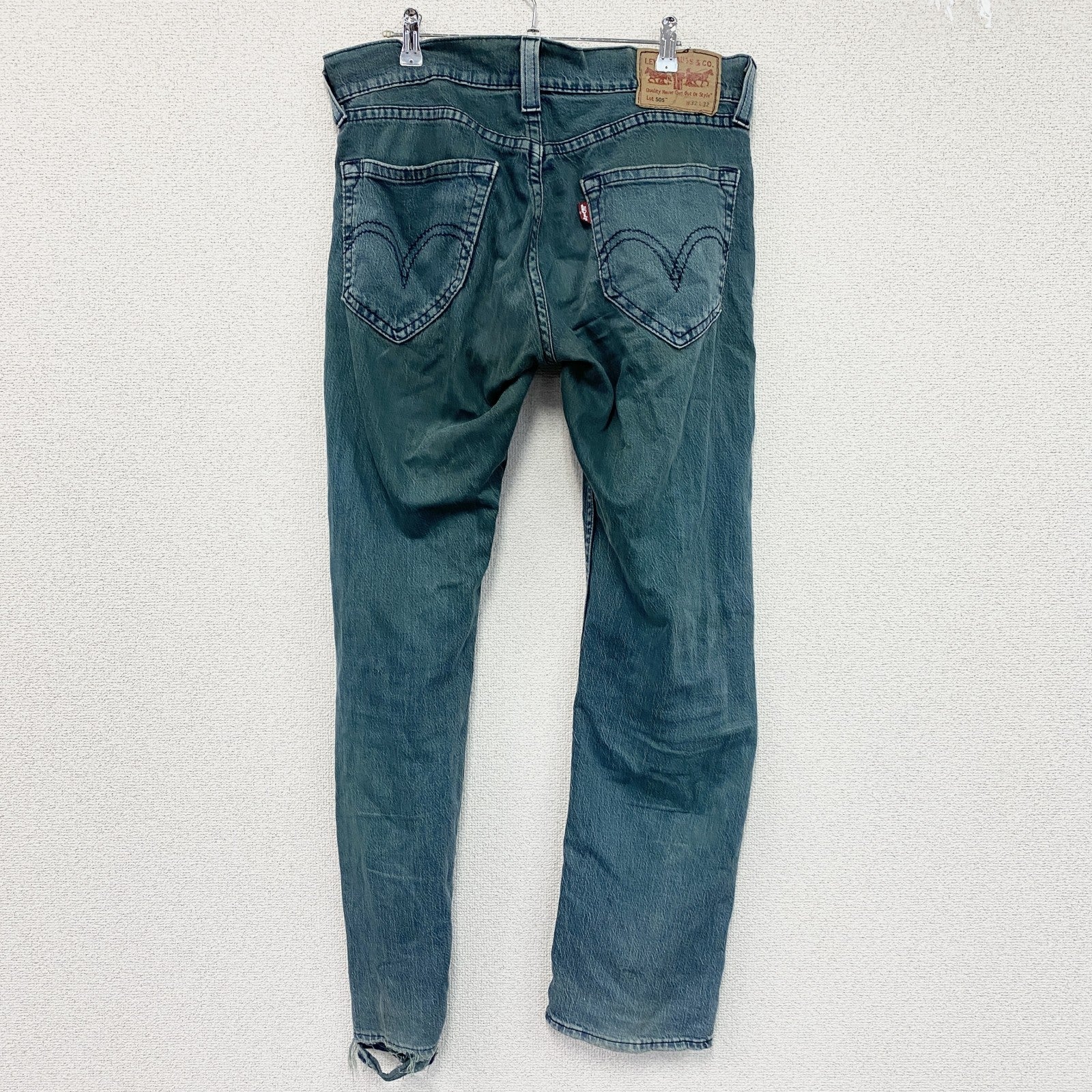 Levi’s　リーバイス　505　デニムパンツ/ジーンズ　フェード　ジップフライ　インディゴ　W32サイズ