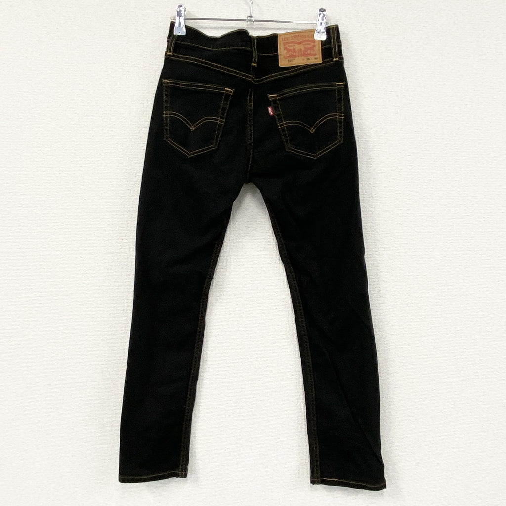 Levi’s　リーバイス　511　ブラックデニムパンツ/ジーンズ　ジップフライ　黒　ブラック　W28サイズ