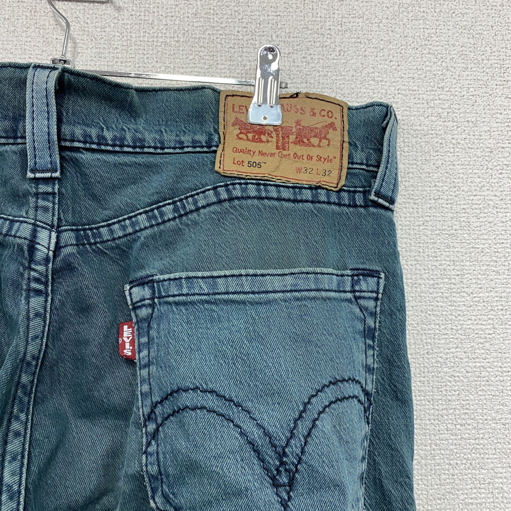 Levi’s　リーバイス　505　デニムパンツ/ジーンズ　フェード　ジップフライ　インディゴ　W32サイズ