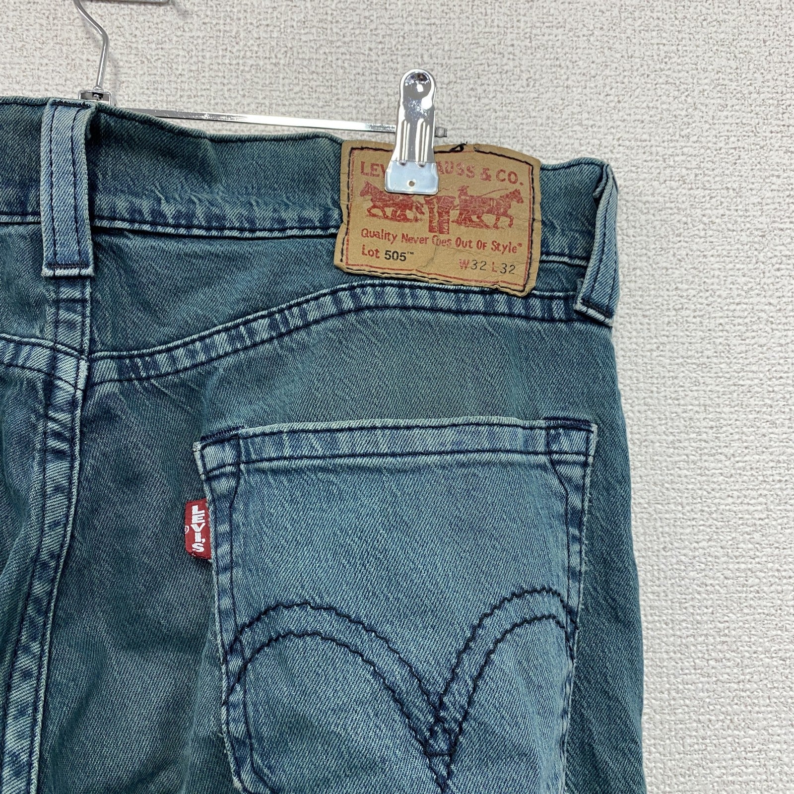 Levi’s　リーバイス　505　デニムパンツ/ジーンズ　フェード　ジップフライ　インディゴ　W32サイズ