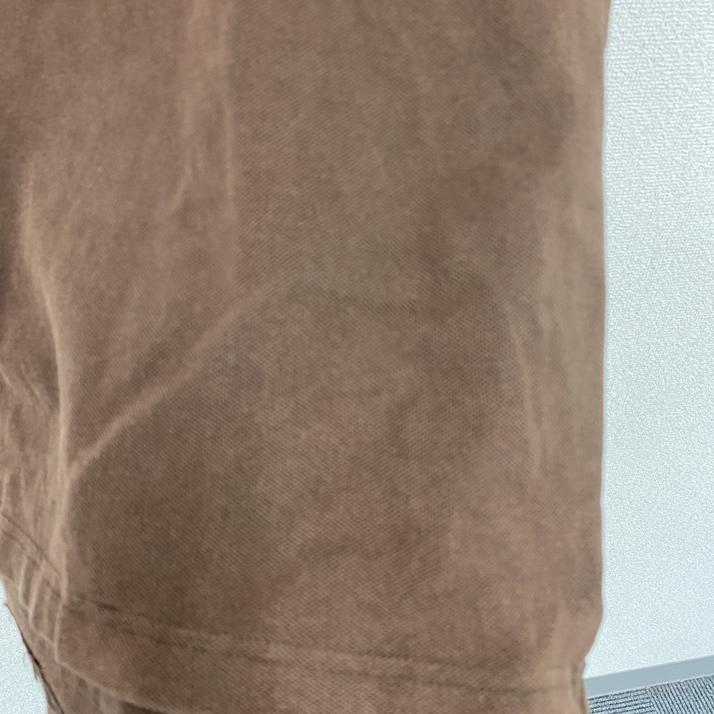 Abercrombie&Fitch　アバクロンビー&フィッッチ　半袖ポロシャツ　茶色　ブラウン　Mサイズ