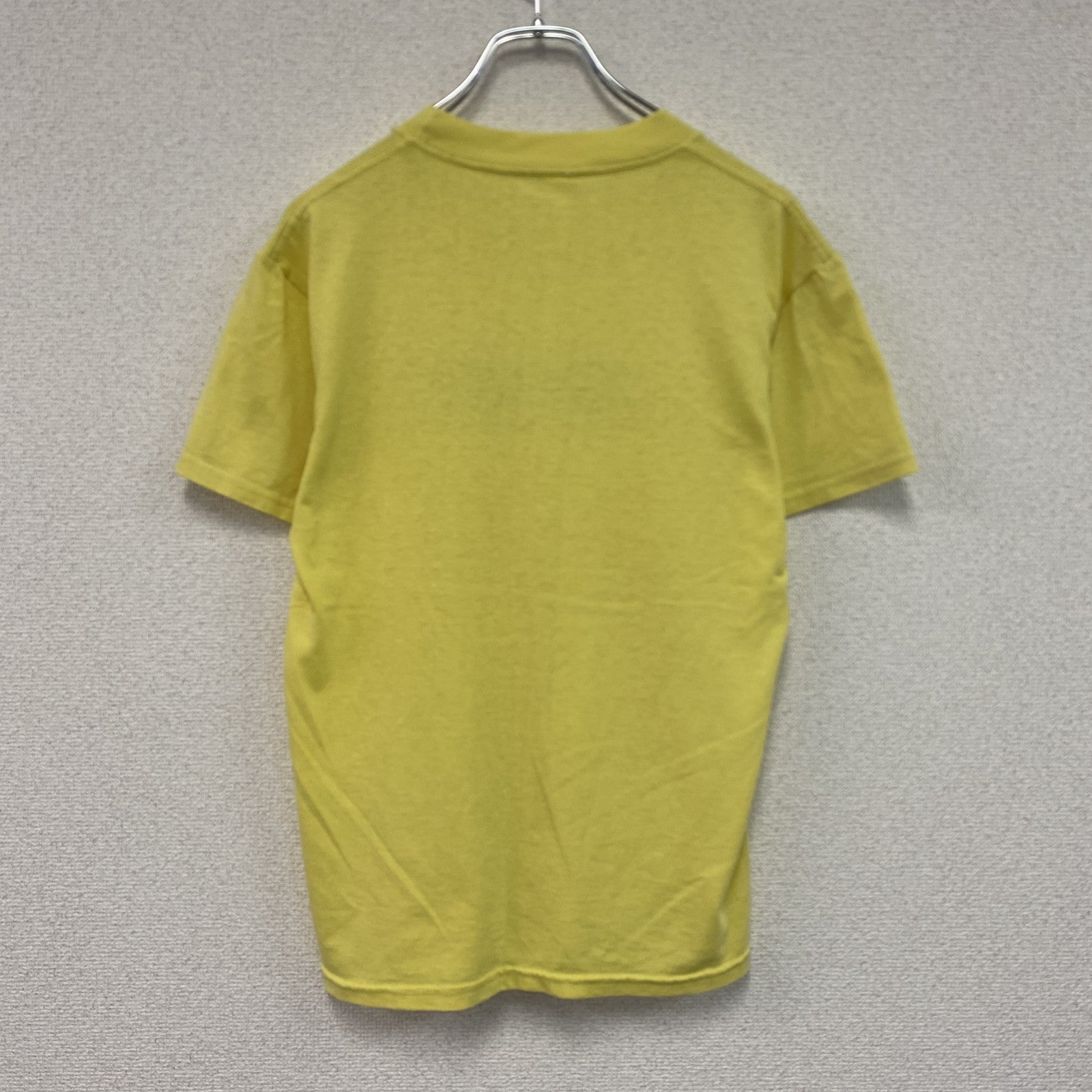 半袖プリントTシャツ　黄色　イエロー　