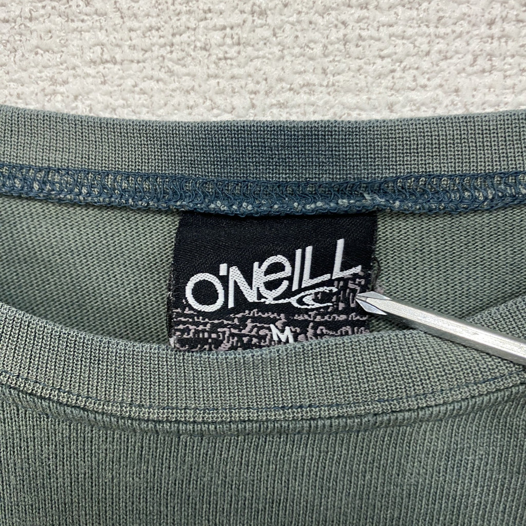O'NEILL　オニール　長袖プリントTシャツ/ロンT　緑　グリーン　Mサイズ