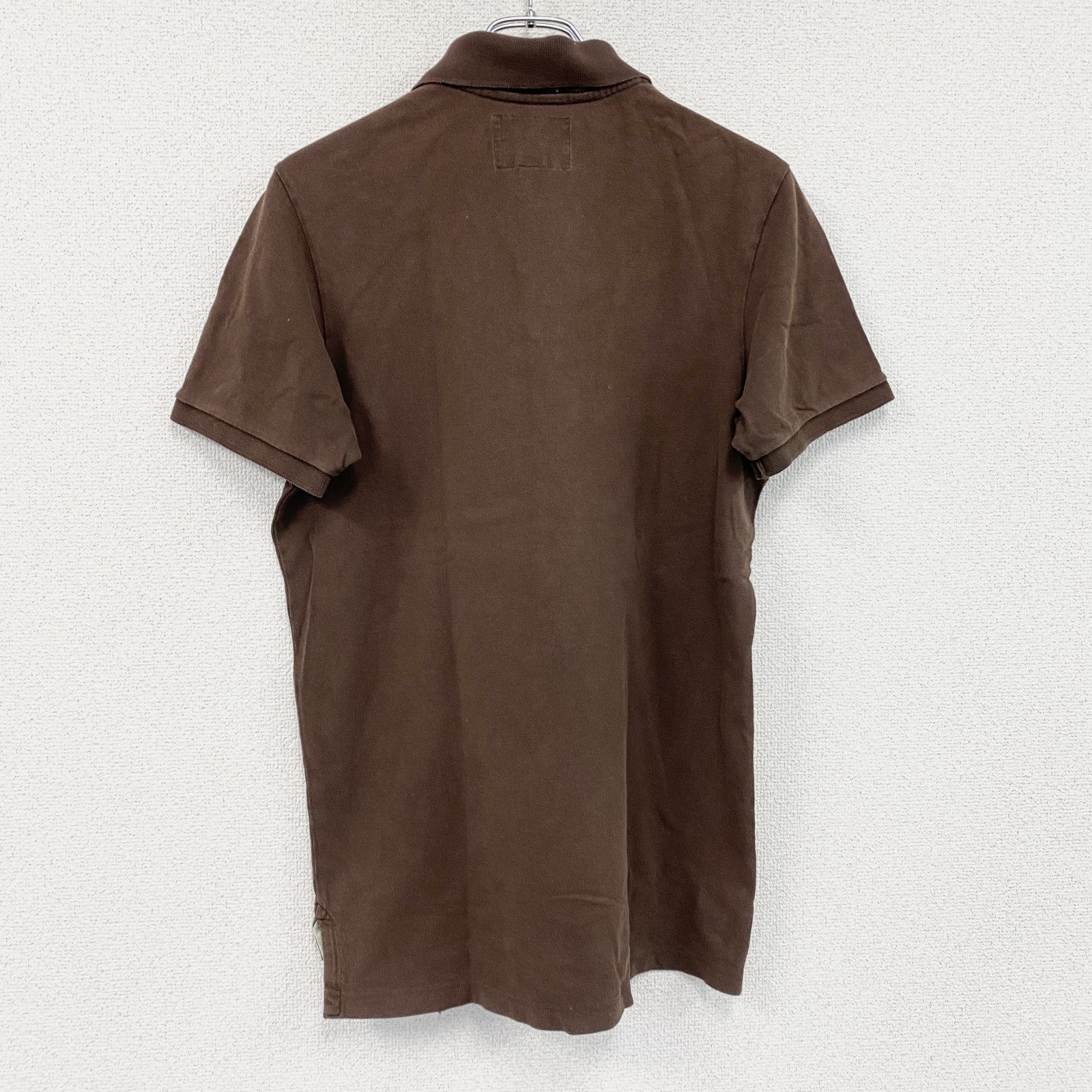 Abercrombie&Fitch　アバクロンビー&フィッッチ　半袖ポロシャツ　茶色　ブラウン　Mサイズ